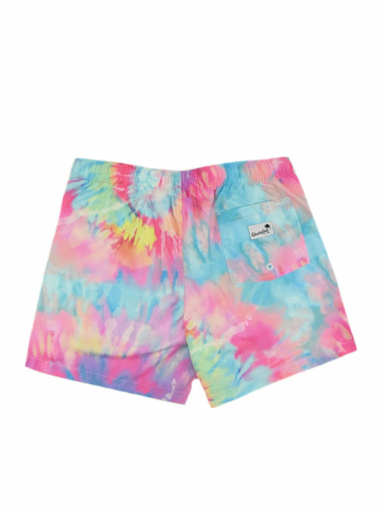 Spiral Tie Dye III Men's Swimwear Shorts Multicolour with Patterns