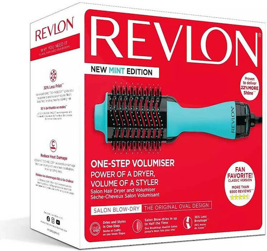 Revlon Hair Dryer Curler Ceramic Electric Brush with Air for Straightening 1100W
