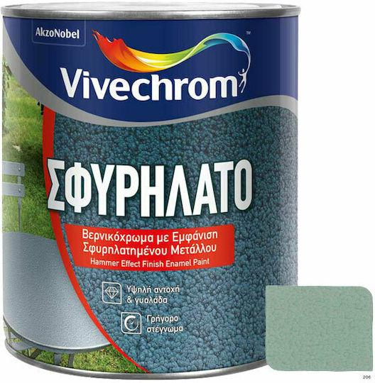 Vivechrom Βερνικόχρωμα Διαλύτου 206 0.75lt 206 Σφυρήλατο