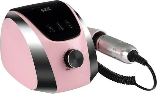 SML SML M13 Nail Power Drill 35000rpm with Pedal Pink