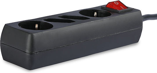 V-TAC Power Strip 4 Positions with Switch and Cable 1.5m