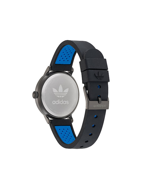 Adidas Code One Ρολόι Μπαταρίας με Καουτσούκ Λουράκι σε Μαύρο χρώμα