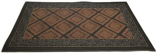 Click Πατάκια Εισόδου Μοκέτα 6-40-151-0021 45x75εκ. 2τμχ 6-40-151-0021 Μαύρο / Μπεζ