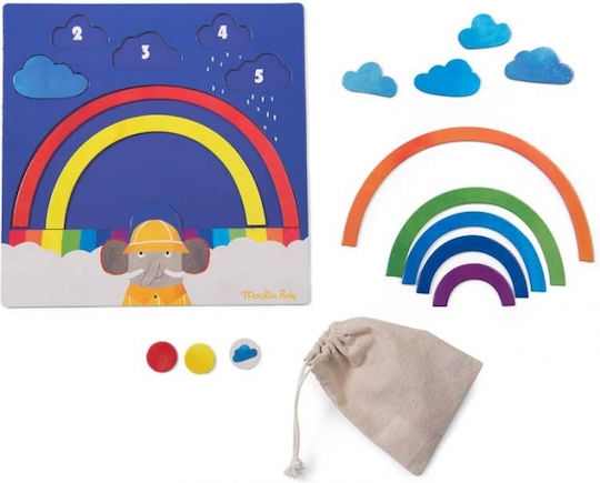 Moulin Roty Baby Toy All the Colours of the Rainbow made of Fabric for 36++ Months