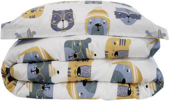Das Home Kinderbettdecke Einzelbett 4708 Hellblau 160x240 cm Das Home Kinderbettdecke Einzelbett 4708 Hellblau 160x240 cm