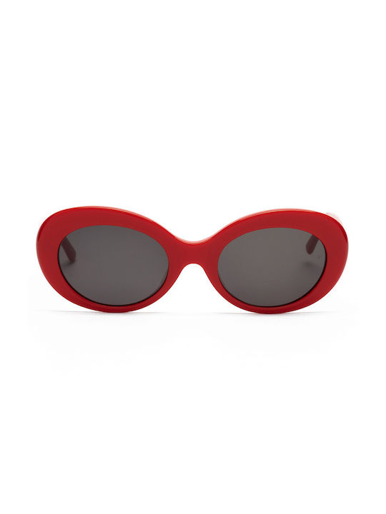 Mohiti 616594 Sunglasses Κόκκινα with Acetate Frame & Black Lens Mohiti 616594 Sunglasses Κόκκινα with Acetate Frame & Black Lens