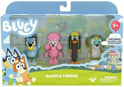 Giochi Preziosi Παιχνίδι Μινιατούρα Bluey & Friends για 3+ Ετών