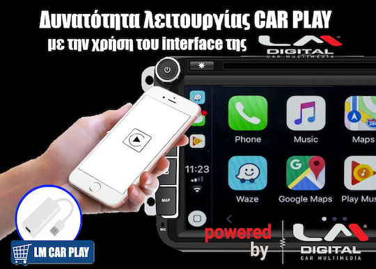 LM Digital Auto-Audiosystem für Toyota Hilux Skoda Pick up 2017 Bluetooth USB Eingebautes Wi-Fi GPS Apple CarPlay Android Auto mit 10.1 Zoll Touchscreen