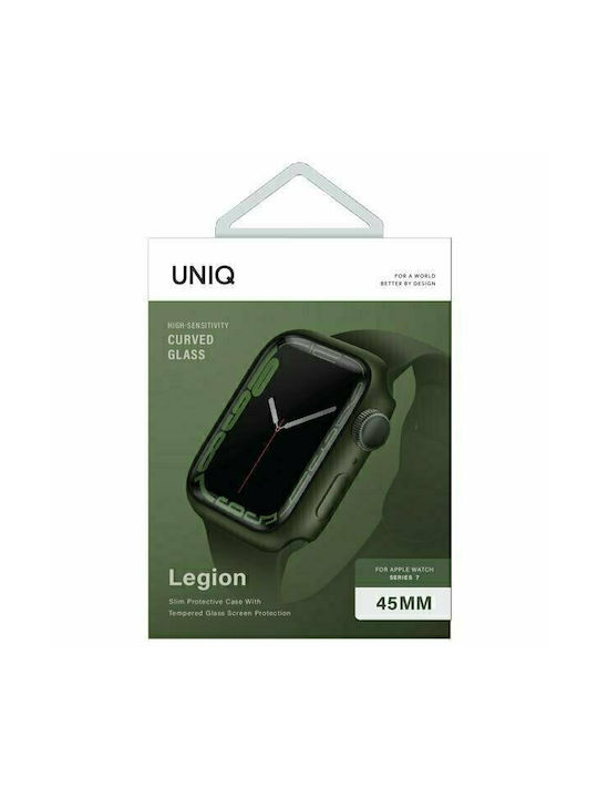 Uniq Legion Πλαστική Θήκη με Τζαμάκι σε χρώμα για Apple Watch 45mm Uniq Legion Πλαστική Θήκη με Τζαμάκι σε χρώμα για Apple Watch 45mm