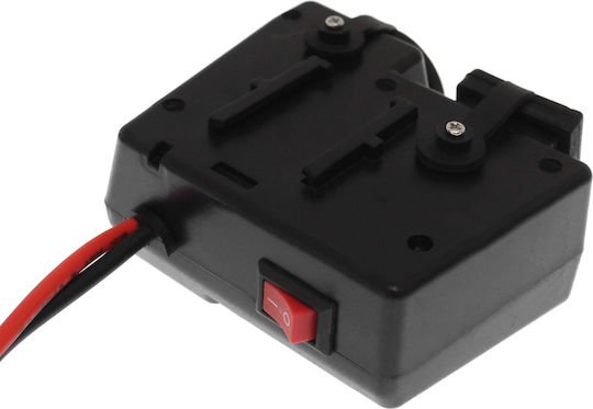 Водоустойчив Мотоциклетен зарядно устройство 12A с Портове: 2xUSB & 1xЗапалка