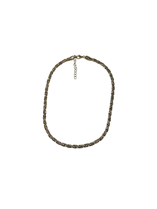 Visetti Chain Neck from Steel Gold-plated