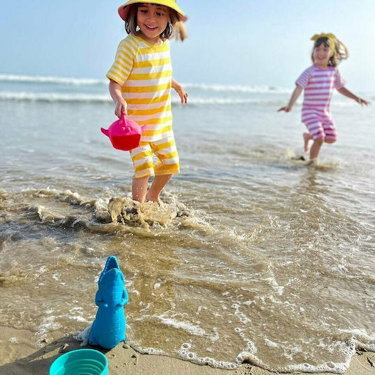 Scrunch Crocodile Beach Toy Blue