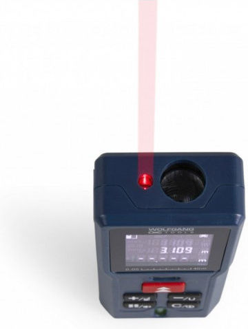 Wolfgang Laser Entfernungsmesser 8720604881479 mit einer Messreichweite von bis zu 40m