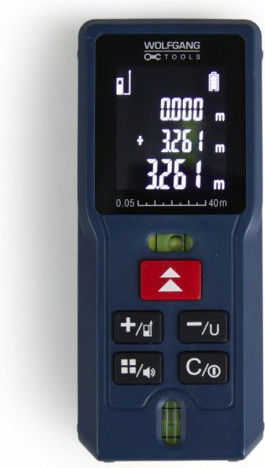 Wolfgang Laser Entfernungsmesser 8720604881479 mit einer Messreichweite von bis zu 40m
