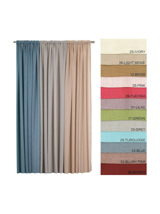 Anna Riska Curtain with Pencil Pleat 103 33-Grey 418672 140x270cm