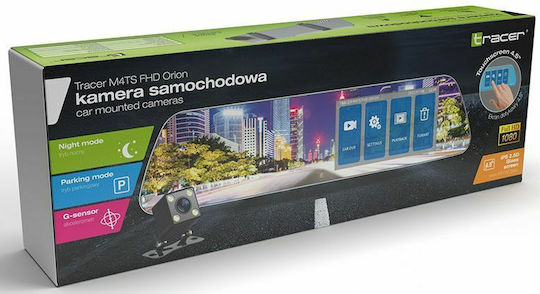 Tracer Orion M4TS FHD CAM Καθρέπτης με Κάμερα DVR Αυτοκινήτου με Οθόνη 4.5" Wi-Fi