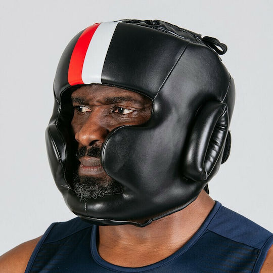 Fujimae Basic Head Guard Κάσκα Πυγμαχίας Ενηλίκων Κλείστού Τύπου από Συνθετικό Δέρμα Μαύρη