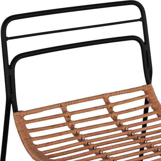 Scaun Metalic De Bar Pentru Exterior Allegra Bej 48x53x100cm
