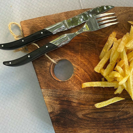 Kiro Steak Laguiole Σετ Μαχαιροπίρουνα 2τμχ