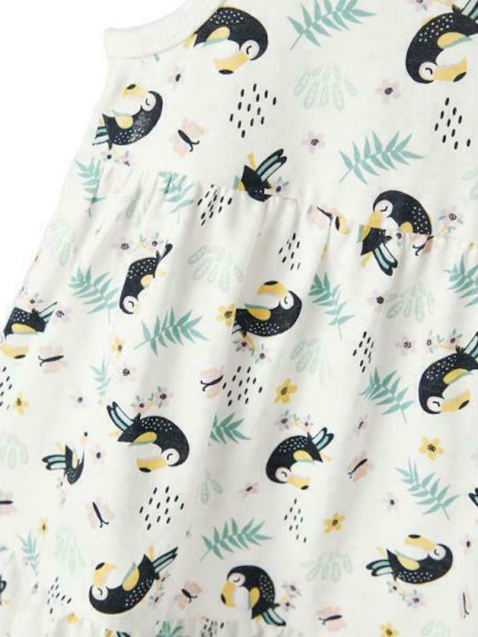 Rochie pentru Copii Fără mâneci Alb