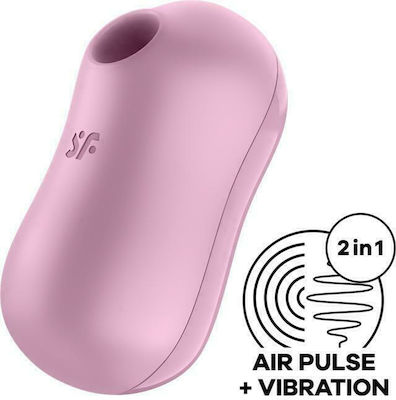 Satisfyer Vibrator și aspirator de clitoris Candy Clitoris Αναρροφητής Vagin cu Vibrații Lilac