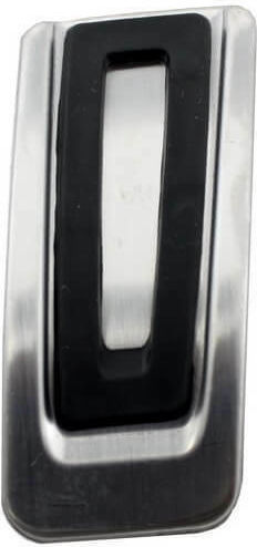 Carner Car Pedal Set Non Slip for Audi A1 / A3 / Q2 / TT Aluminum Black 4pcs