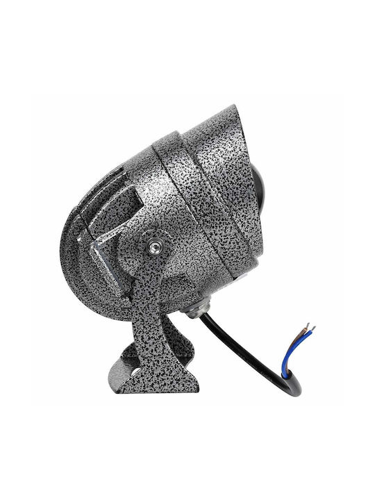 GloboStar Φωτιστικό Προβολάκι LED Εξωτερικού Χώρου 16W IP65 Ασημί