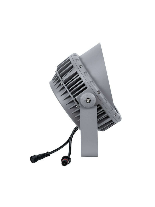 GloboStar Flood-Mena Външна Стояща Лампа LED Стенна Пералня 24W RGB IP65 Сребрист