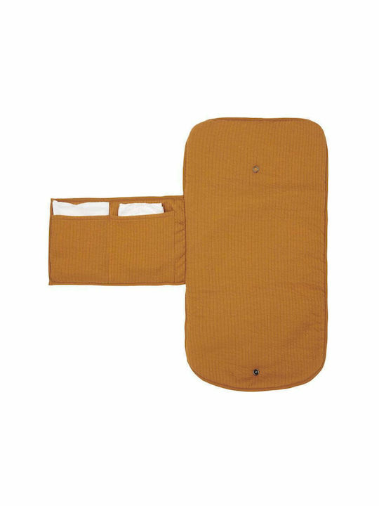 Little Dutch Portable Changing Pad Spice of Fabric Pure Ochre 70x36cm