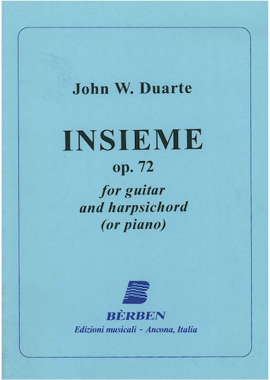 Berben Duarte - Insieme Op.72 pentru Chitara