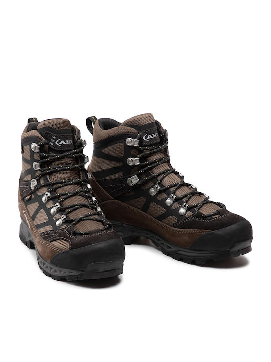 Aku Trekker Pro GTX Männer Wanderschuhe Wasserdicht mit Gore-Tex-Membran Braune