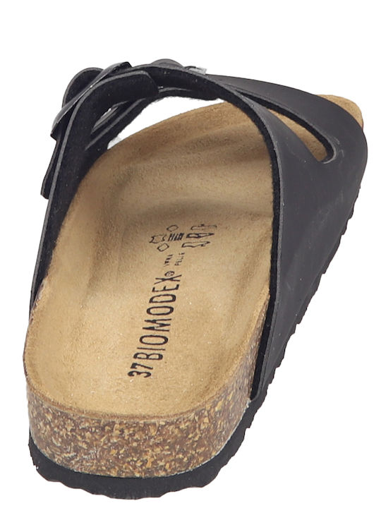 Flache Sandalen für Damen in Schwarz Farbe