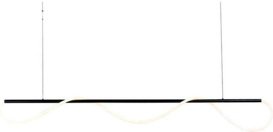 Aca Kyma Hängelampe Schwarz Schiene 190x6x215cm.