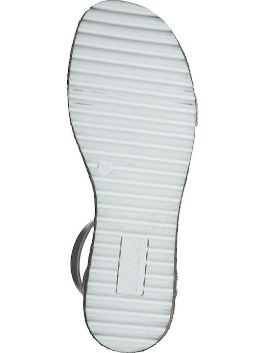 Anatomic Women's Leather Ankle Strap Platforms White