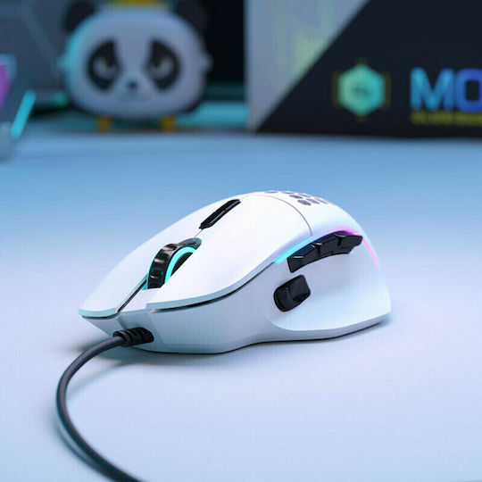 Glorious PC Gaming Race Model I RGB Gaming Ποντίκι 19000 DPI Matte White