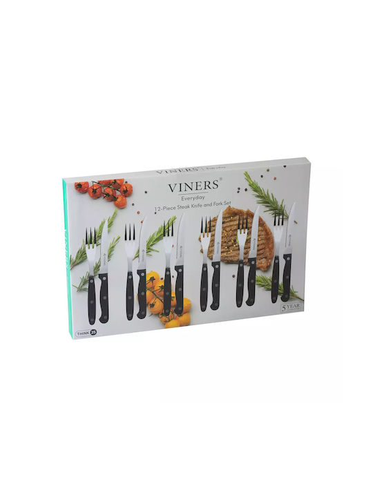 Viners Set de Tacâmuri Inoxidabil Argintiu 12buc