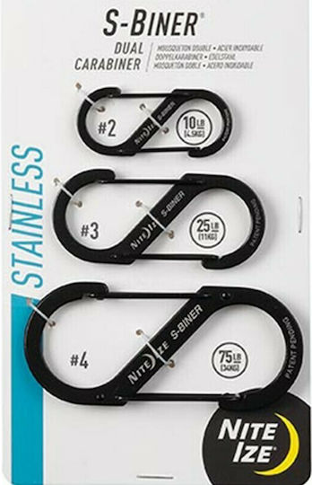 Niteize S-Biner Auxiliary Carabiners 3pcs
