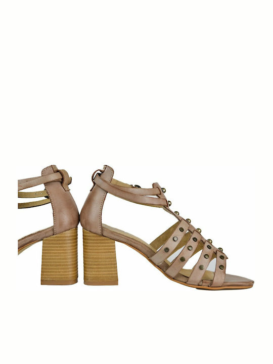 Leder Sandalen Braun