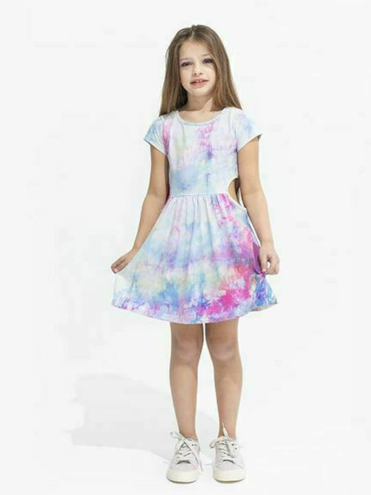 Kinderkleid Kurzärmelig Mehrfarbig
