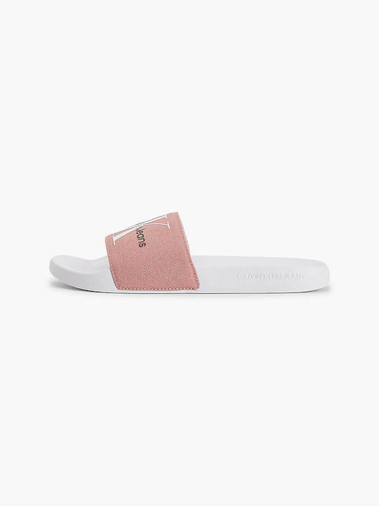 Calvin Klein Slides σε Ροζ Χρώμα