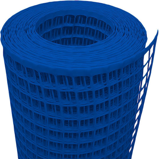 Geländer-Sicherheitsnetz Blau Maßgeschneidert Höhe 100cm