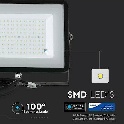 V-TAC Rezistent la apă Proiector LED 100W Alb Cald 3000K IP65