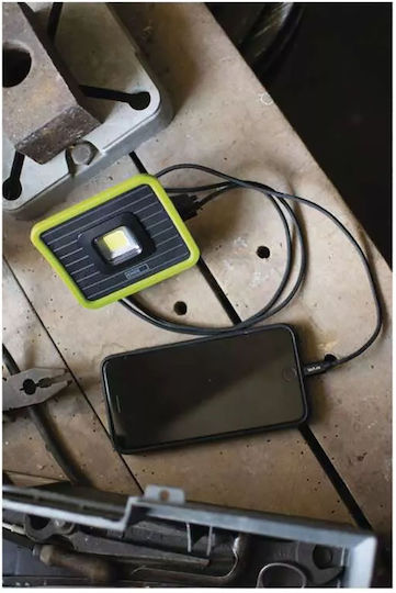 Emos Arbeitsbeleuchtung Wiederaufladbar LED IP44 mit einer Helligkeit von bis zu 1000lm
