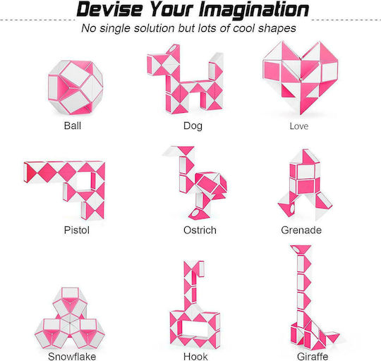 Magic Snake Riddle Made of Plastic for 3+ Years JY6048-24A