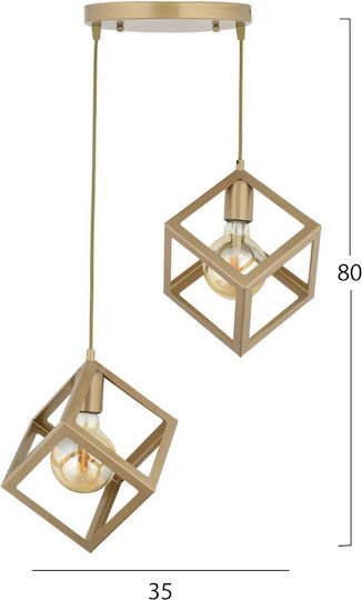 HomeMarkt Pendant Light Gold 35cm HomeMarkt Pendant Light Gold 35cm