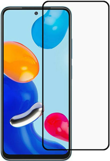Закалено стъкло за цялото лице Черен (Redmi Note 11/11S - Редми Ноут 11/11С)