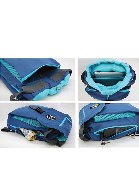 Maui & Sons Fabric Beach Bag Blue Maui & Sons Fabric Beach Bag Blue