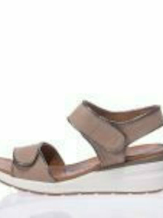 CAPRICE WOMEN'S LEATHER NUBUCK ANATOMIC PEDAL WITH AUTOCLAVE 28307-28, NUDE, Frau