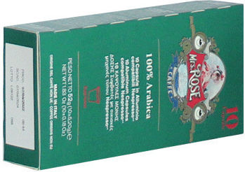 Mrs Rose Κάψουλες Espresso Συμβατές με Μηχανή Nespresso 10caps