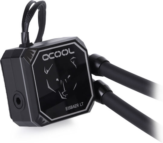 Alphacool Eisbaer LT360 Aurora Water Cooling AIO CPU With 3 Fans 120mm And ARGB Lighting